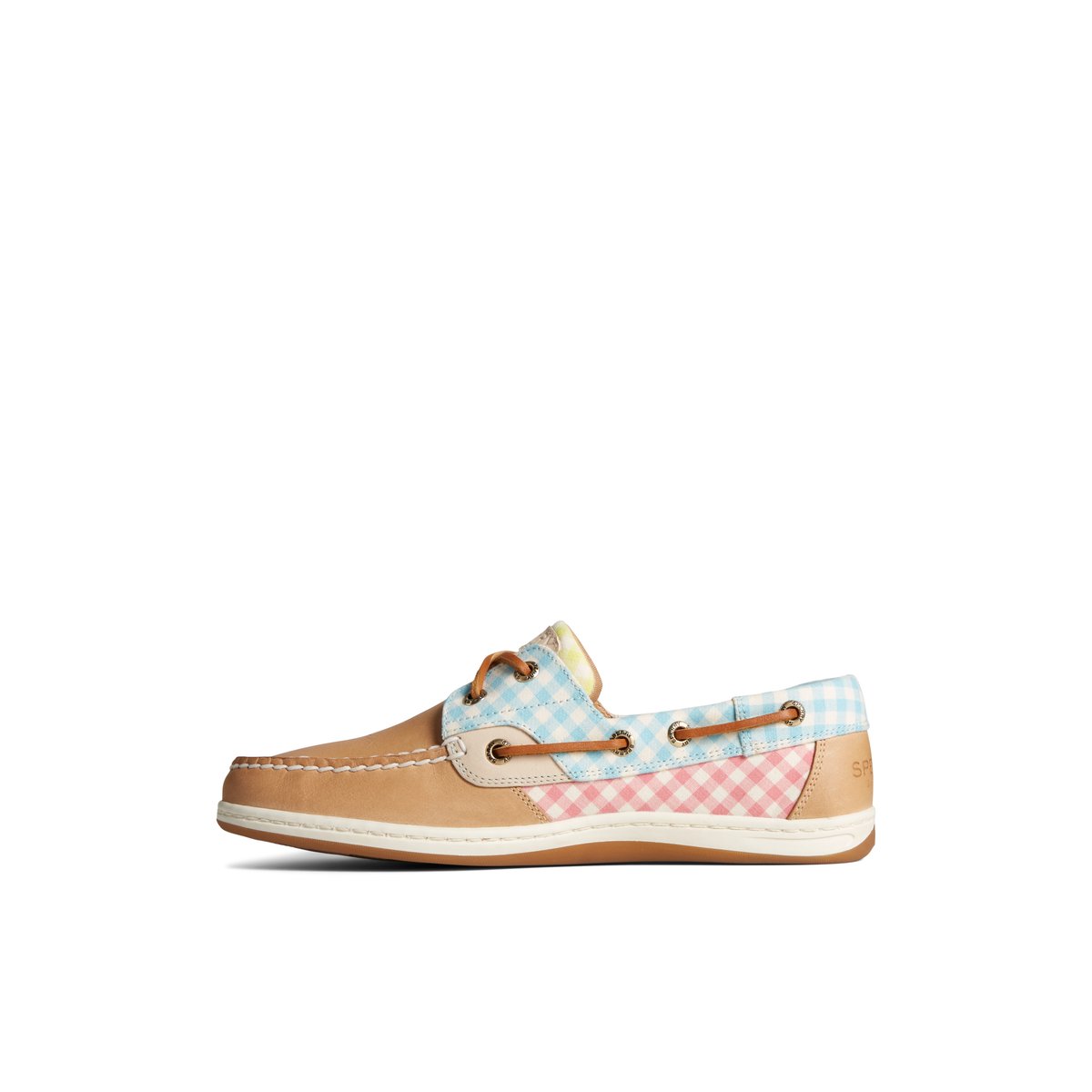 Sperry Koifish Gingham Boat Shoe Bootsschuhe Damen Braun Mehrfarbig | 07NZJUKPG