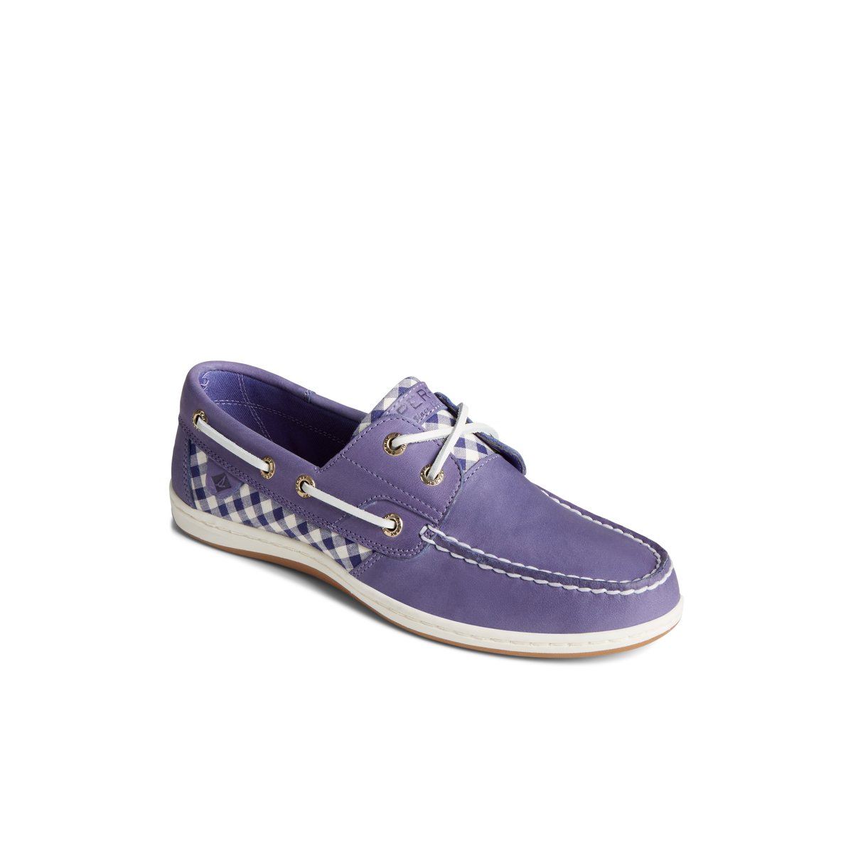 Sperry Koifish Gingham Boat Shoe Bootsschuhe Damen Blau | 87AEDHOLP