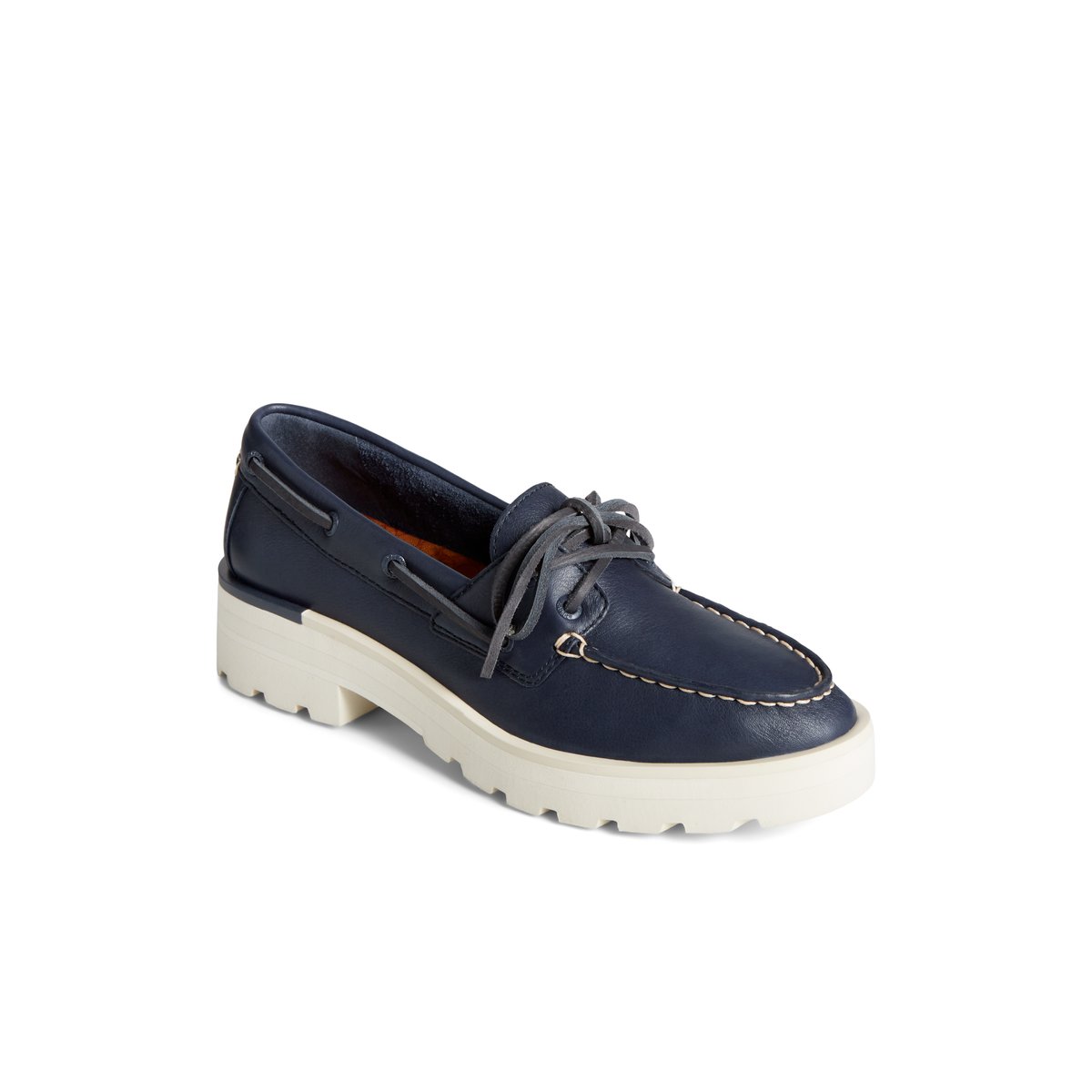 Sperry Lug Boat Shoe Bootsschuhe Damen Navy | 08MLQVCNW