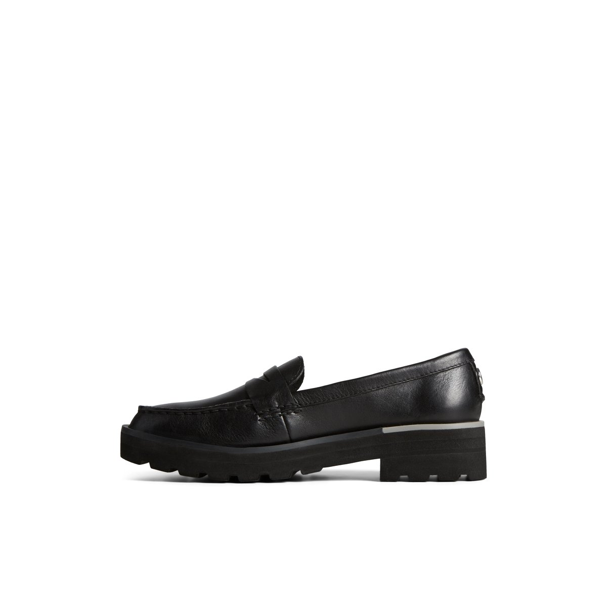 Sperry Lug Penny Loafer Halbschuhe Damen Schwarz | 57MTUZHQP