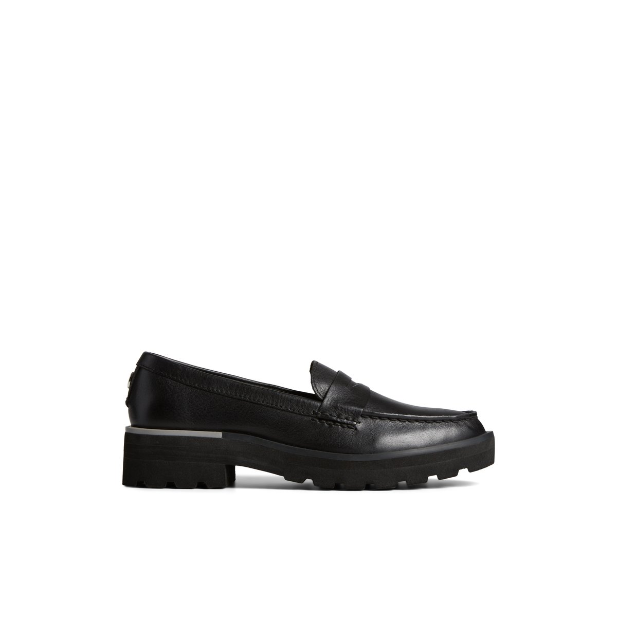 Sperry Lug Penny Loafer Halbschuhe Damen Schwarz | 57MTUZHQP