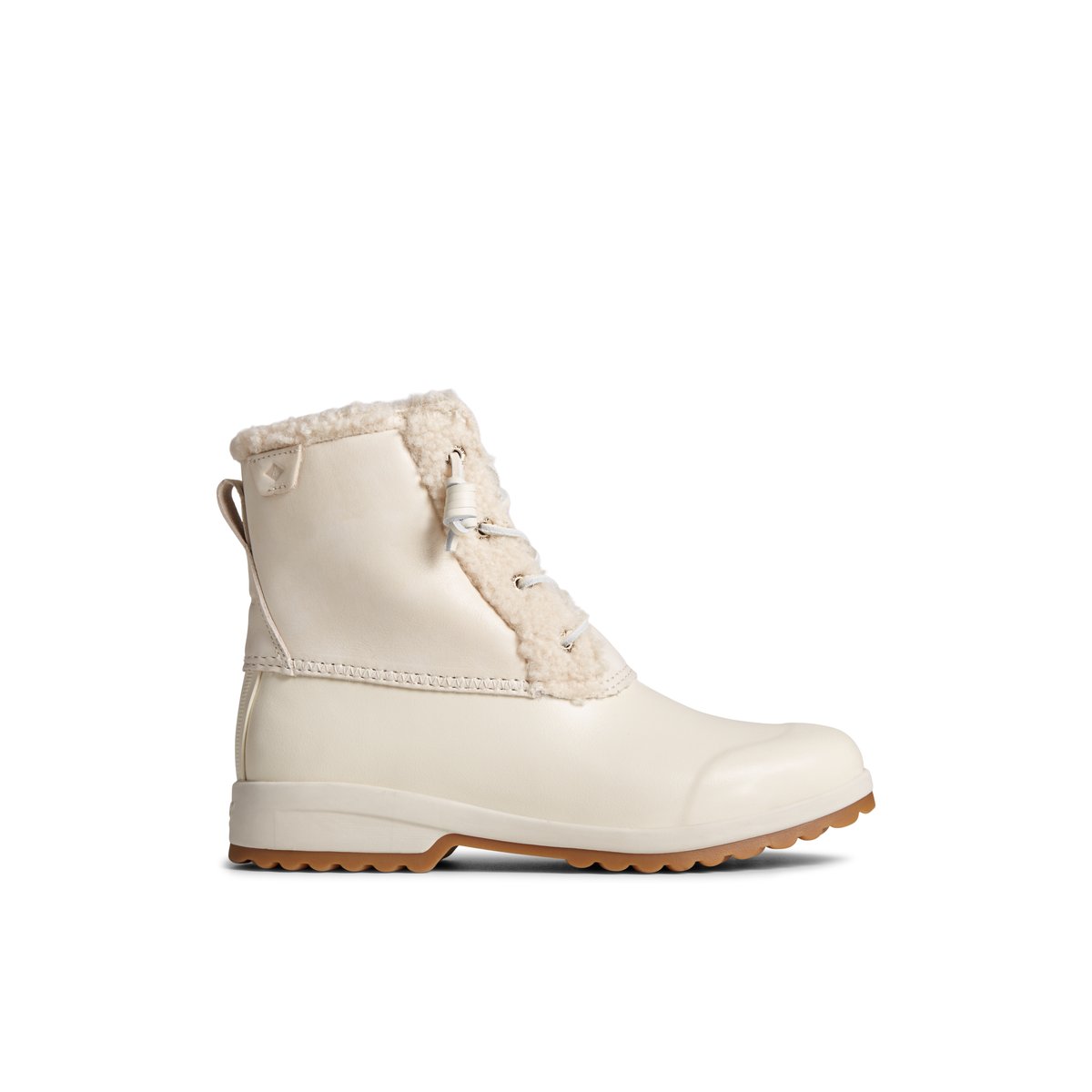 Sperry Maritime Repel Teddy Trim Snow Boot Stiefel Damen Beige | 67JCYHUKA