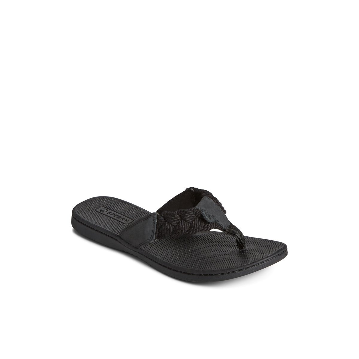 Sperry Parrotfish Braid Sandal Sandalen Damen Schwarz | 87HZOYBGR