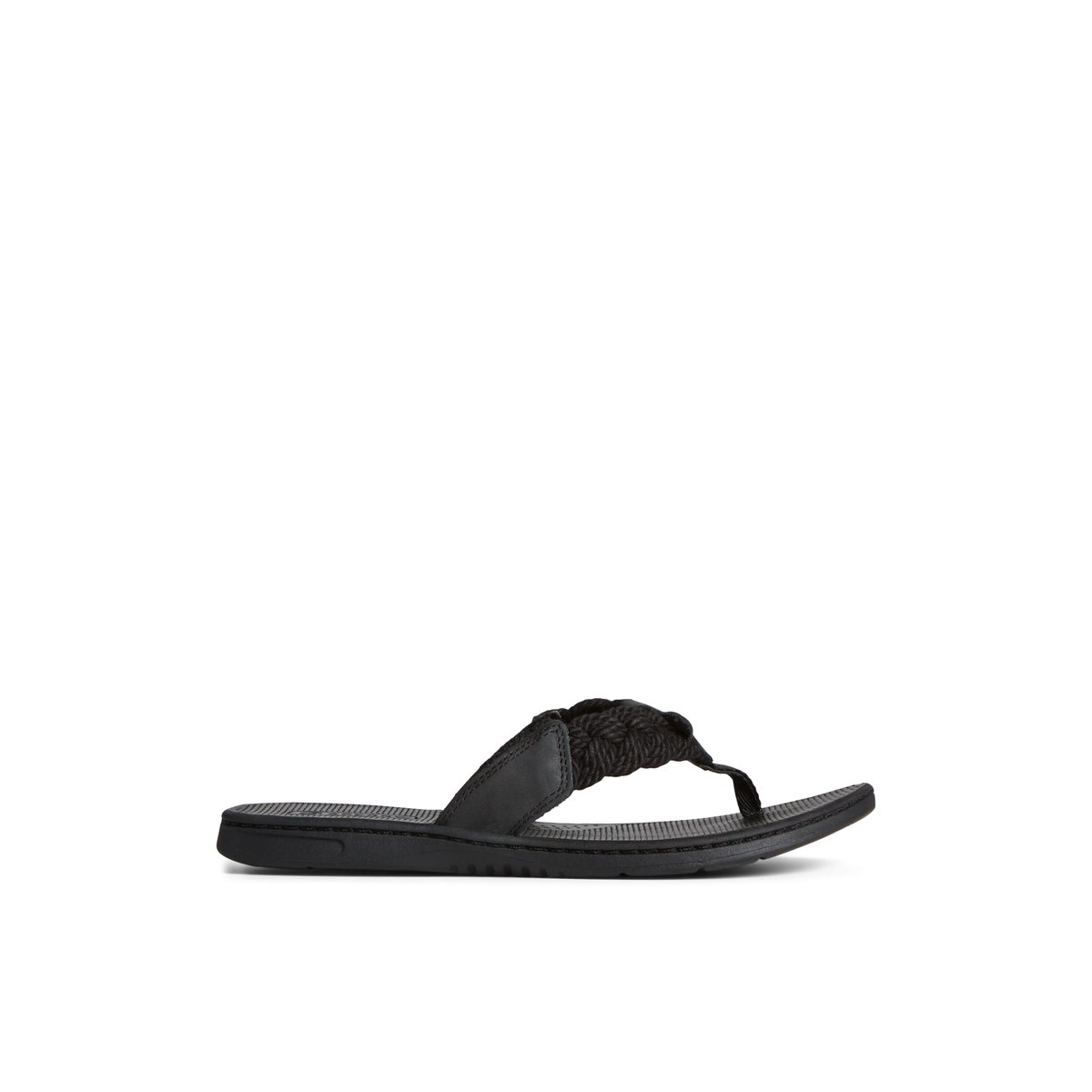 Sperry Parrotfish Braid Sandal Sandalen Damen Schwarz | 87HZOYBGR