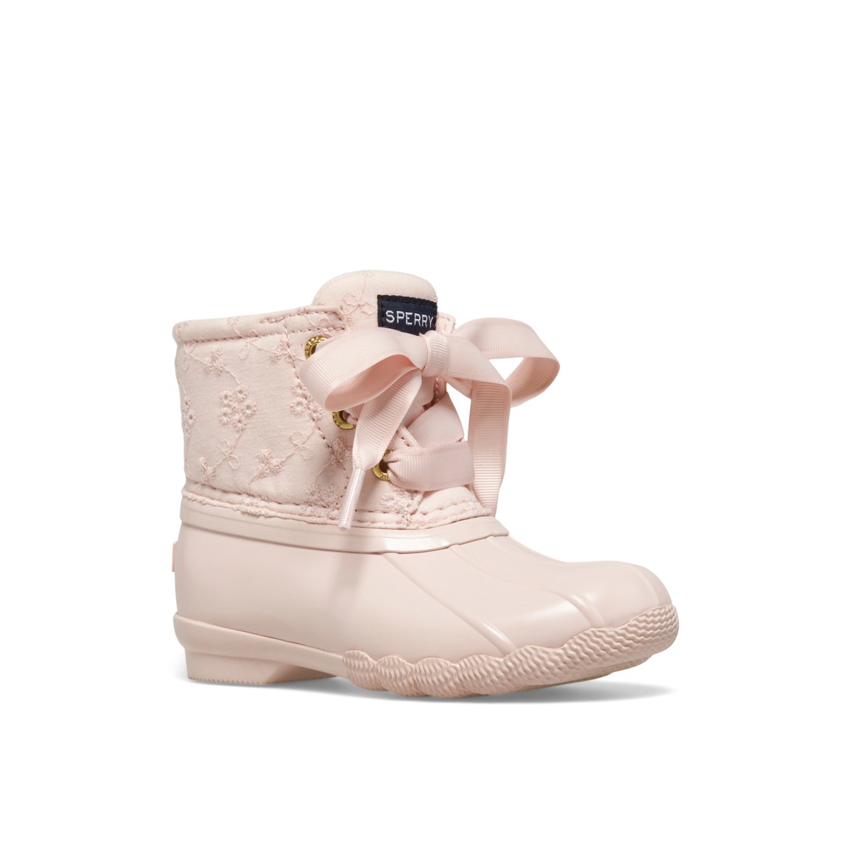 Sperry Saltwater Duck Boot Stiefel Kinder Rosa | 72MRUXLTA