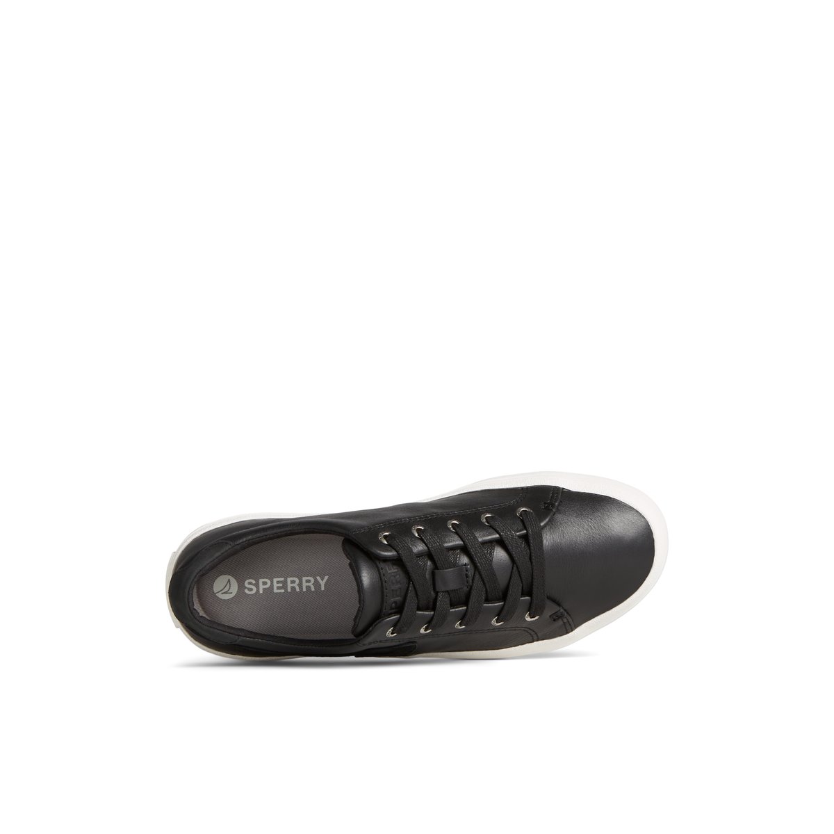 Sperry Sandy Leather Sneaker Sneakers Damen Schwarz | 69QIBVCKA