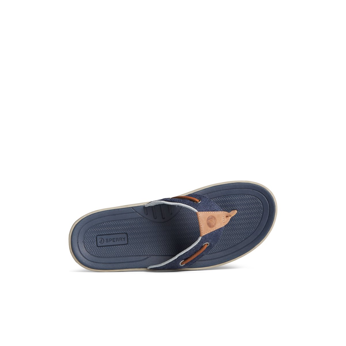 Sperry SeaCycled Baitfish Baja Flip Flop Sandalen Herren Navy | 78TKFYUQZ