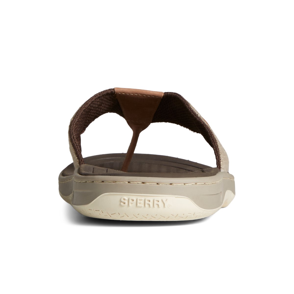 Sperry SeaCycled Baitfish Baja Flip Flop Sandalen Herren Beige | 16HQTXAFW