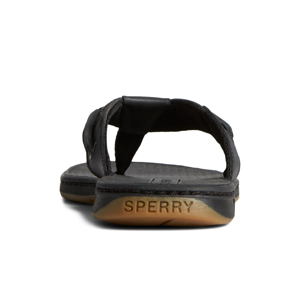 Sperry Seafish Flip Flop Sandalen Damen Schwarz | 70GPYFORC