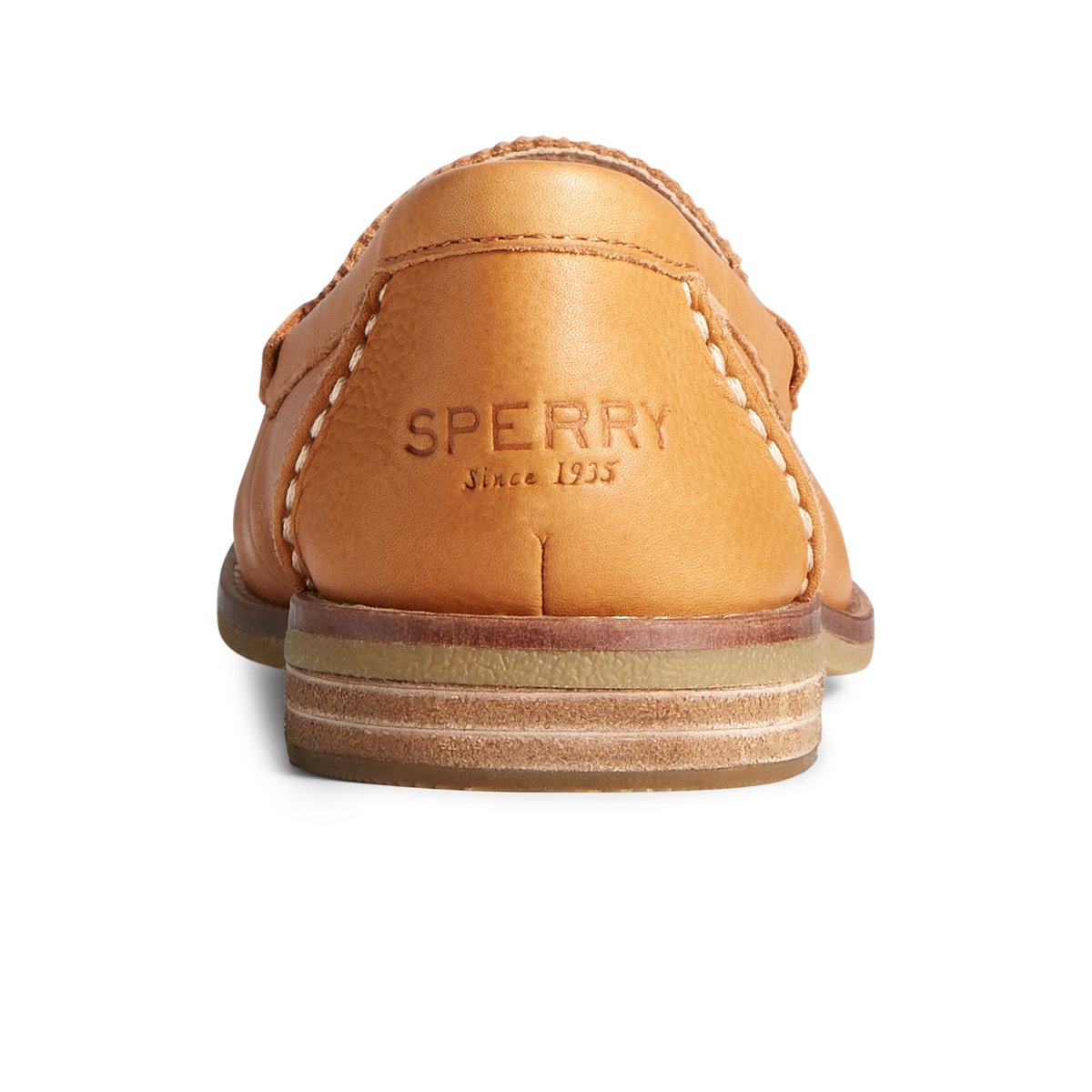 Sperry Seaport Penny Leather Loafer Flache Schuhe Damen Beige | 09KAWIHJG