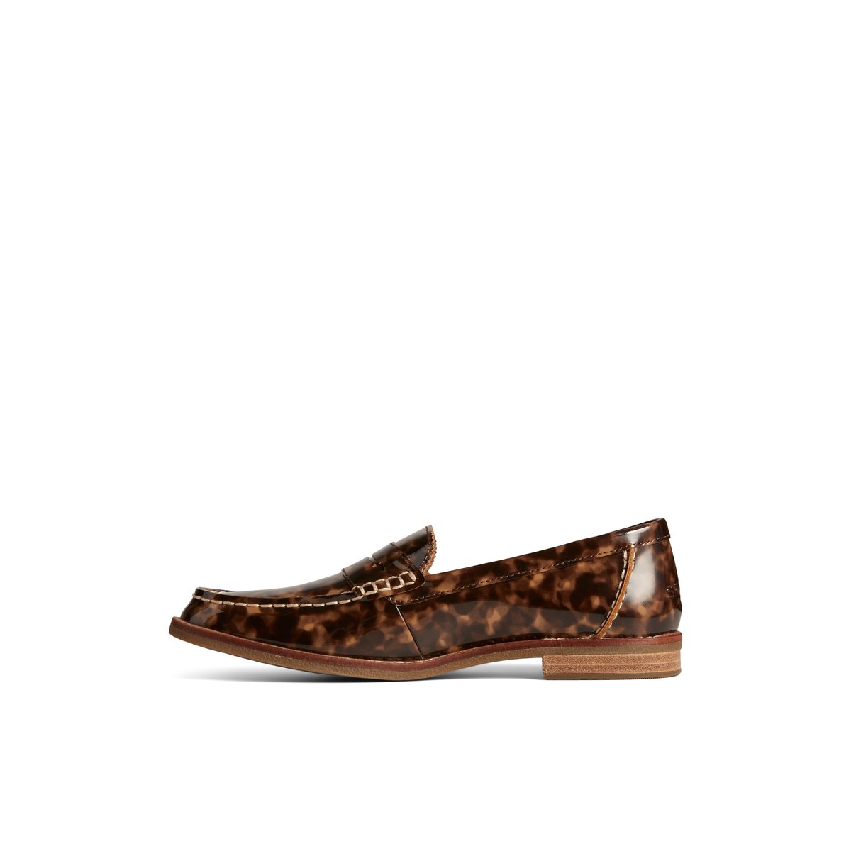 Sperry Seaport Penny Tortoise Leather Loafer Halbschuhe Damen Braun | 26UBMSGJA