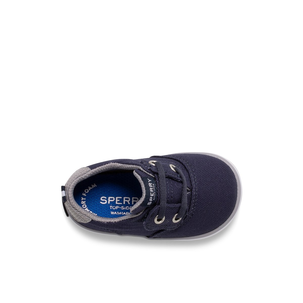 Sperry Spinnaker Crib Junior Washable Sneaker Sneakers Kinder Navy | 98BJDHCYG