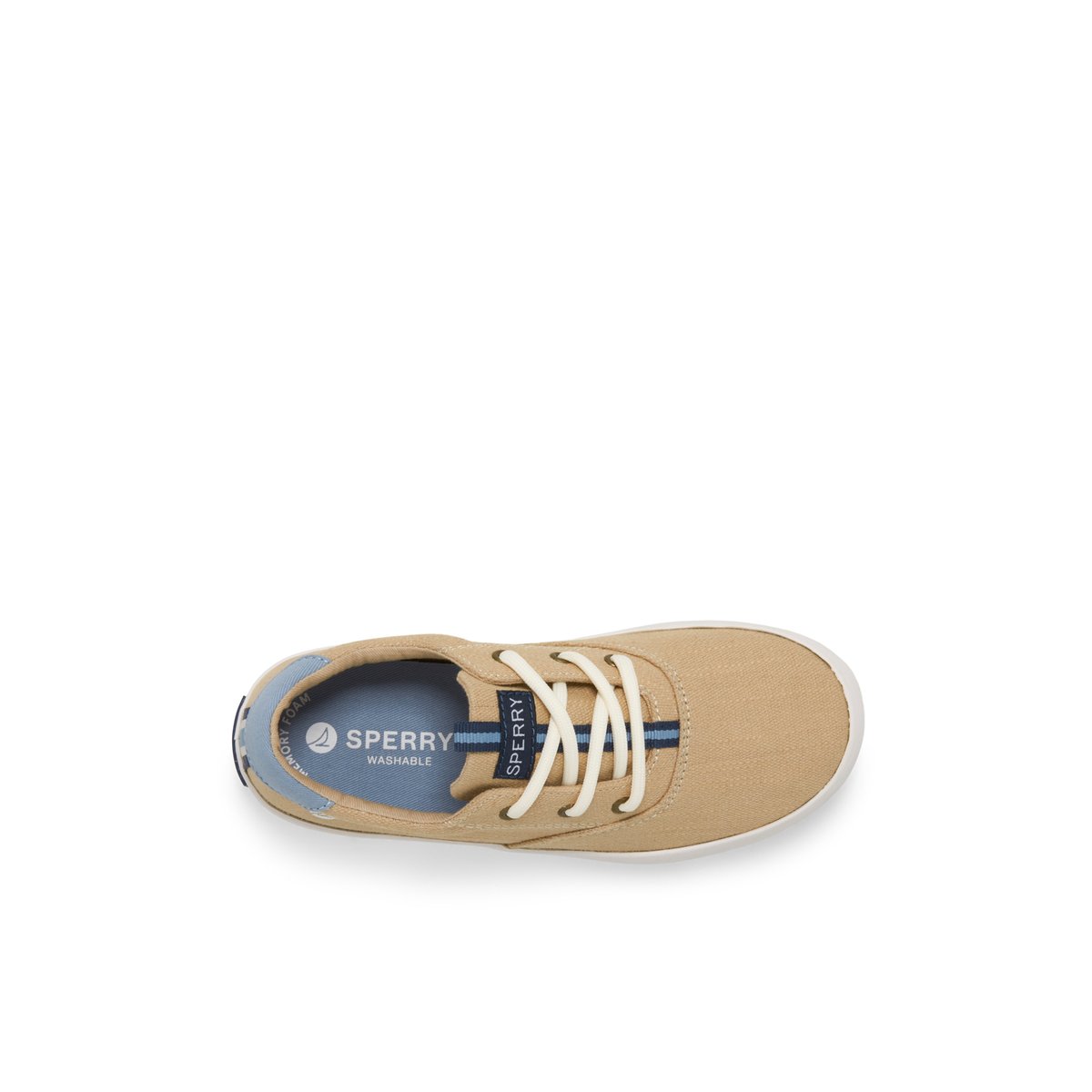 Sperry Spinnaker Washable Sneaker Sneakers Kinder Khaki | 72QNBHSED