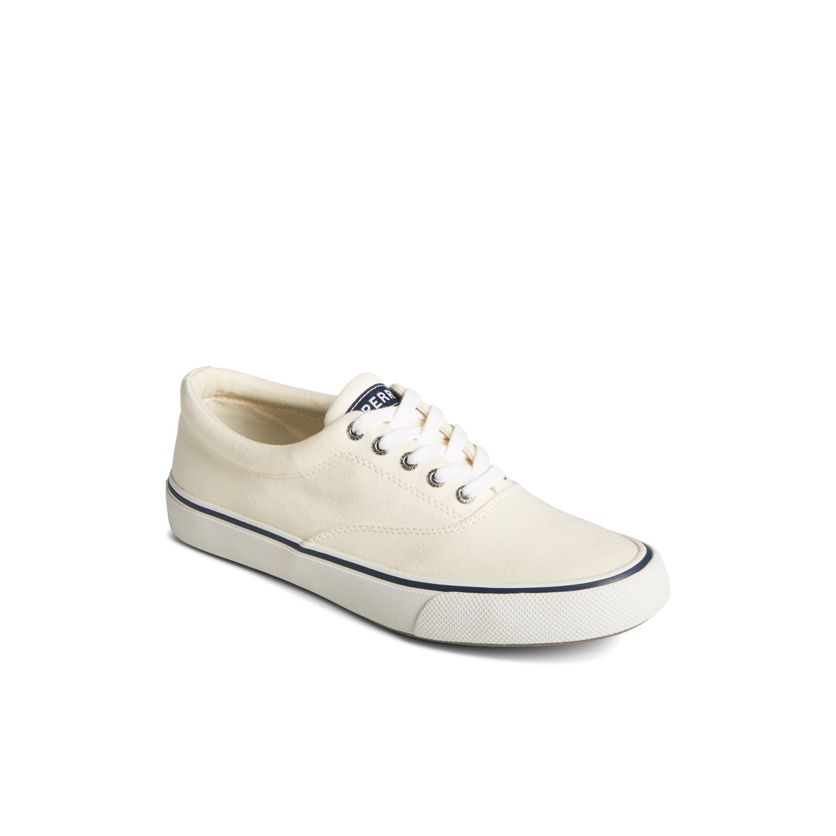 Sperry Striper II Canvas CVO Sneaker Sneakers Herren Weiß | 35IZLUNVR