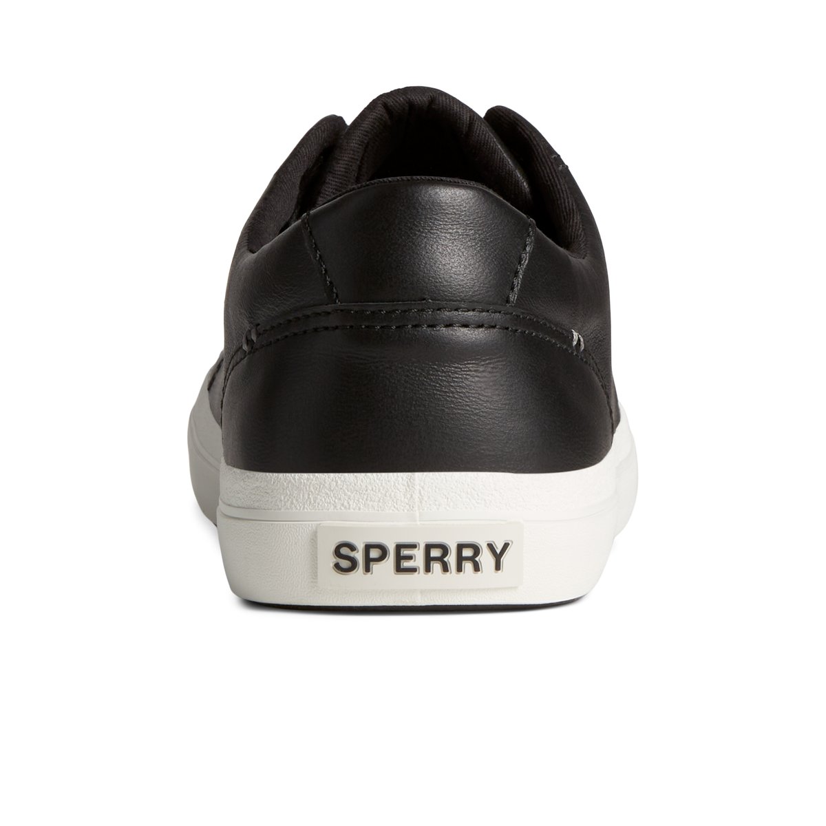 Sperry Striper II LLT Leather Sneaker Sneakers Herren Schwarz | 64PBEGCJY