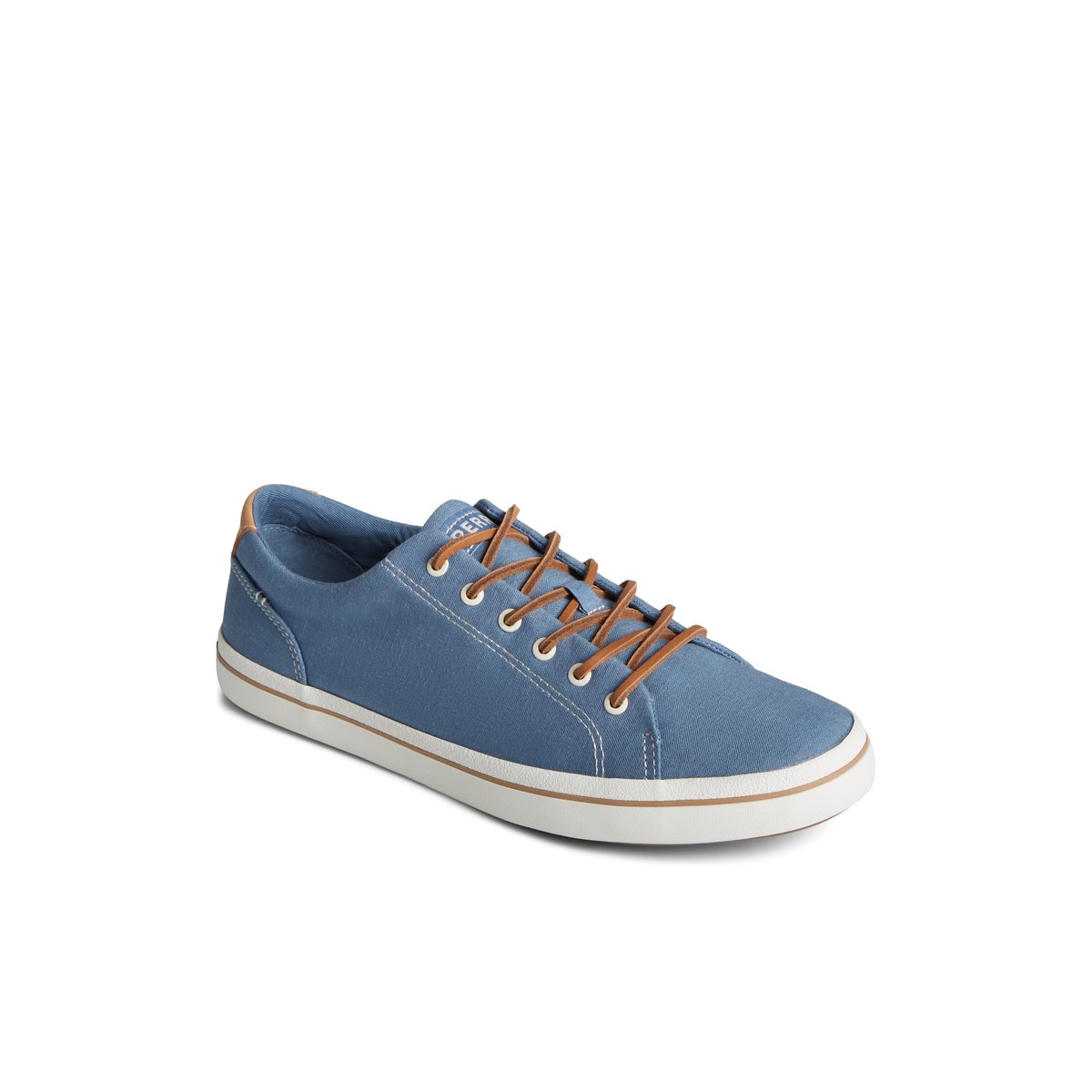 Sperry Striper II Linen LTT Sneaker Sneakers Herren Blau | 37ZENQIDM