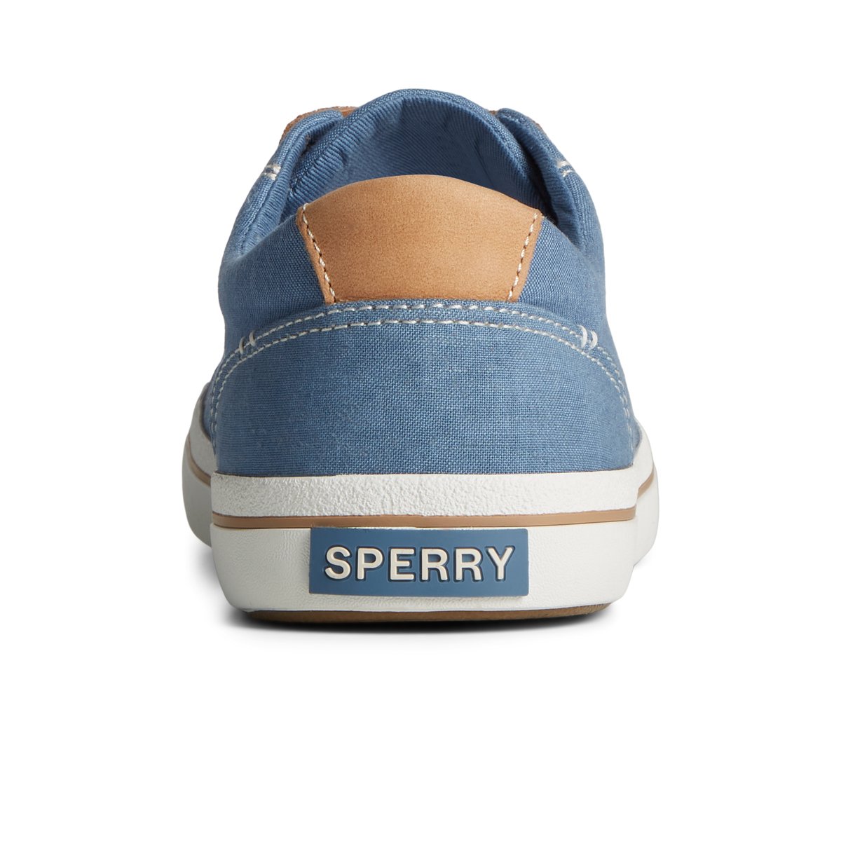 Sperry Striper II Linen LTT Sneaker Sneakers Herren Blau | 37ZENQIDM