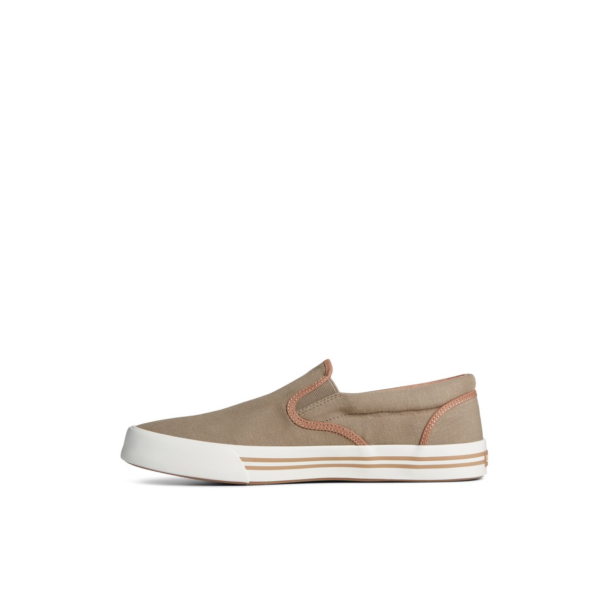 Sperry Striper II Linen Slip On Sneaker Sneakers Herren Beige | 78YJNCGBX