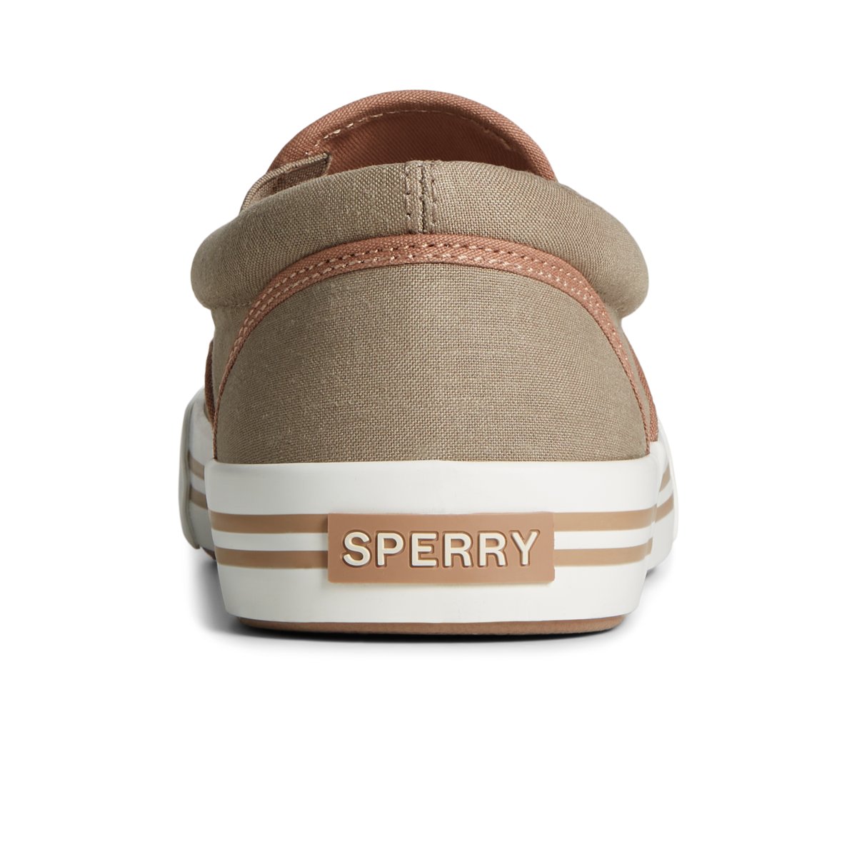 Sperry Striper II Linen Slip On Sneaker Sneakers Herren Beige | 78YJNCGBX