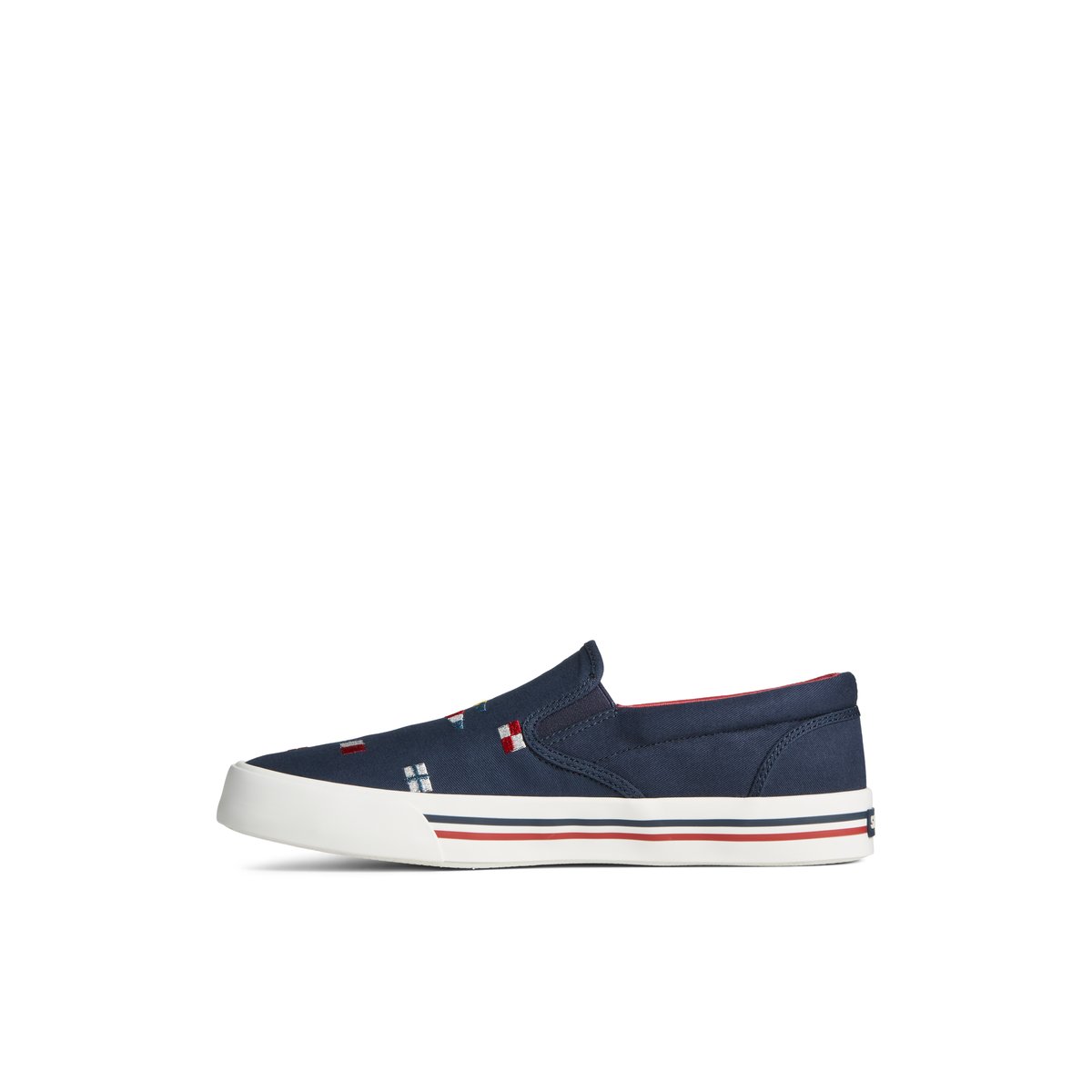 Sperry Striper II Nautical Slip On Sneaker Sneakers Herren Navy | 34THRGIZB