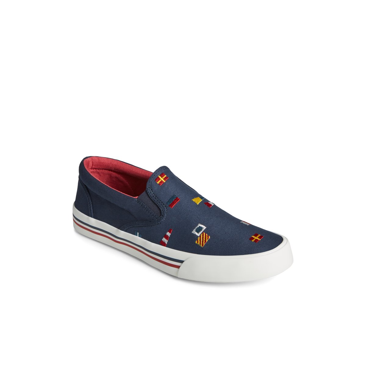 Sperry Striper II Nautical Slip On Sneaker Sneakers Herren Navy | 34THRGIZB