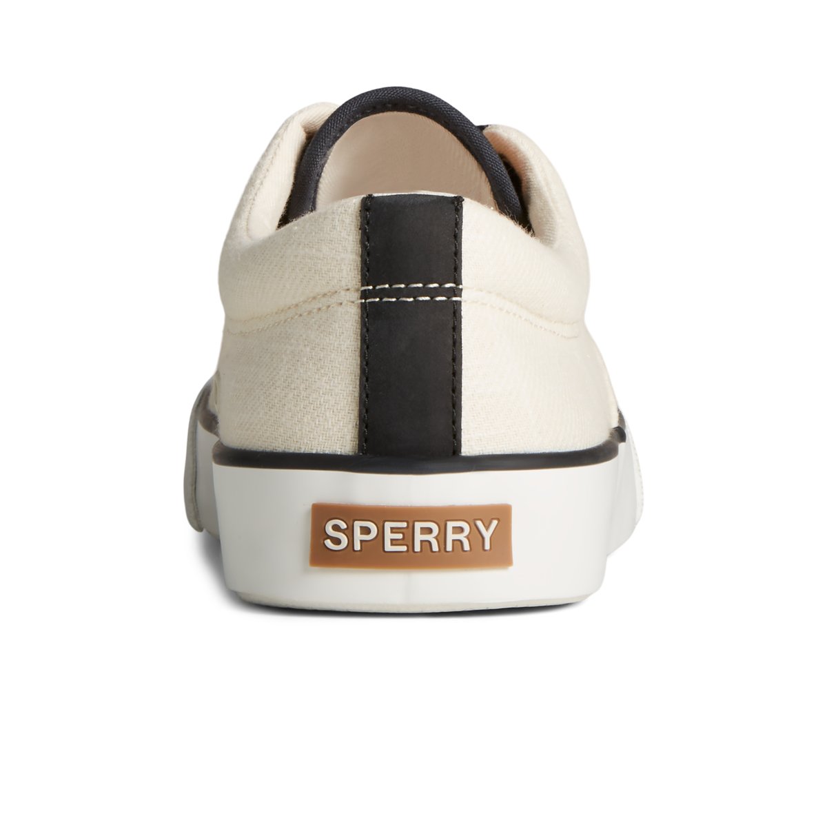 Sperry Striper II Slub Linen Sneaker Sneakers Herren Weiß | 27VFYUEJQ