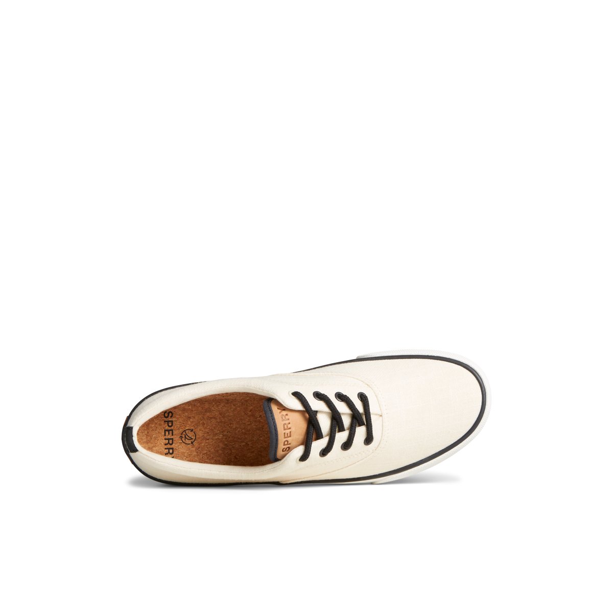 Sperry Striper II Slub Linen Sneaker Sneakers Herren Weiß | 27VFYUEJQ