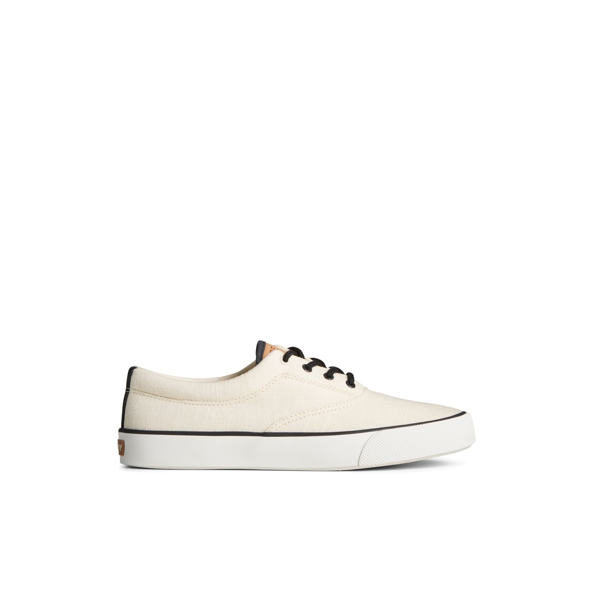 Sperry Striper II Slub Linen Sneaker Sneakers Herren Weiß | 27VFYUEJQ