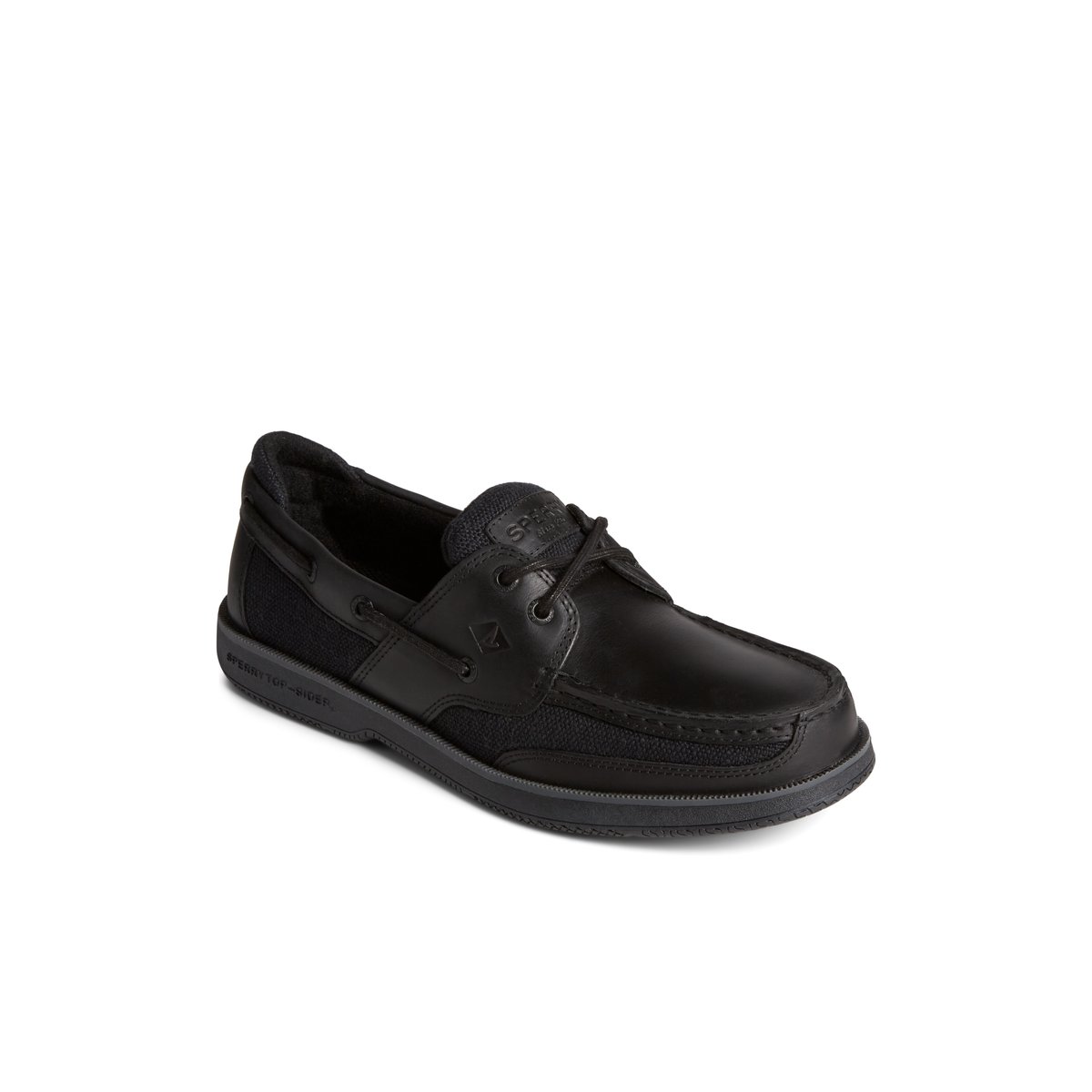 Sperry Surveyor 2-Eye Boat Shoe Bootsschuhe Herren Schwarz | 64EBAGUWI