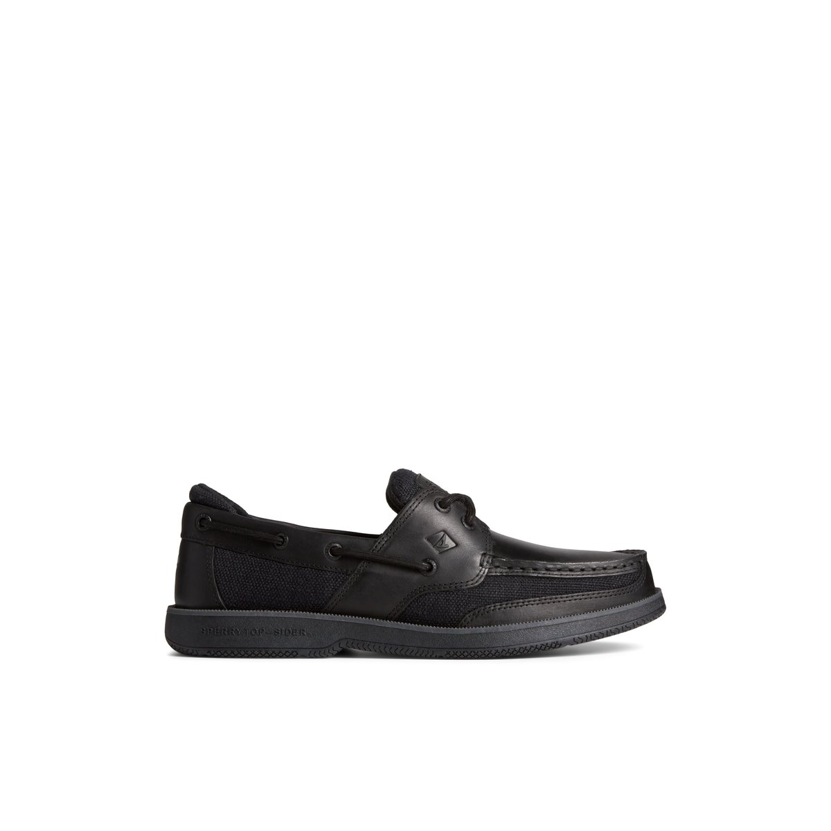 Sperry Surveyor 2-Eye Boat Shoe Bootsschuhe Herren Schwarz | 64EBAGUWI