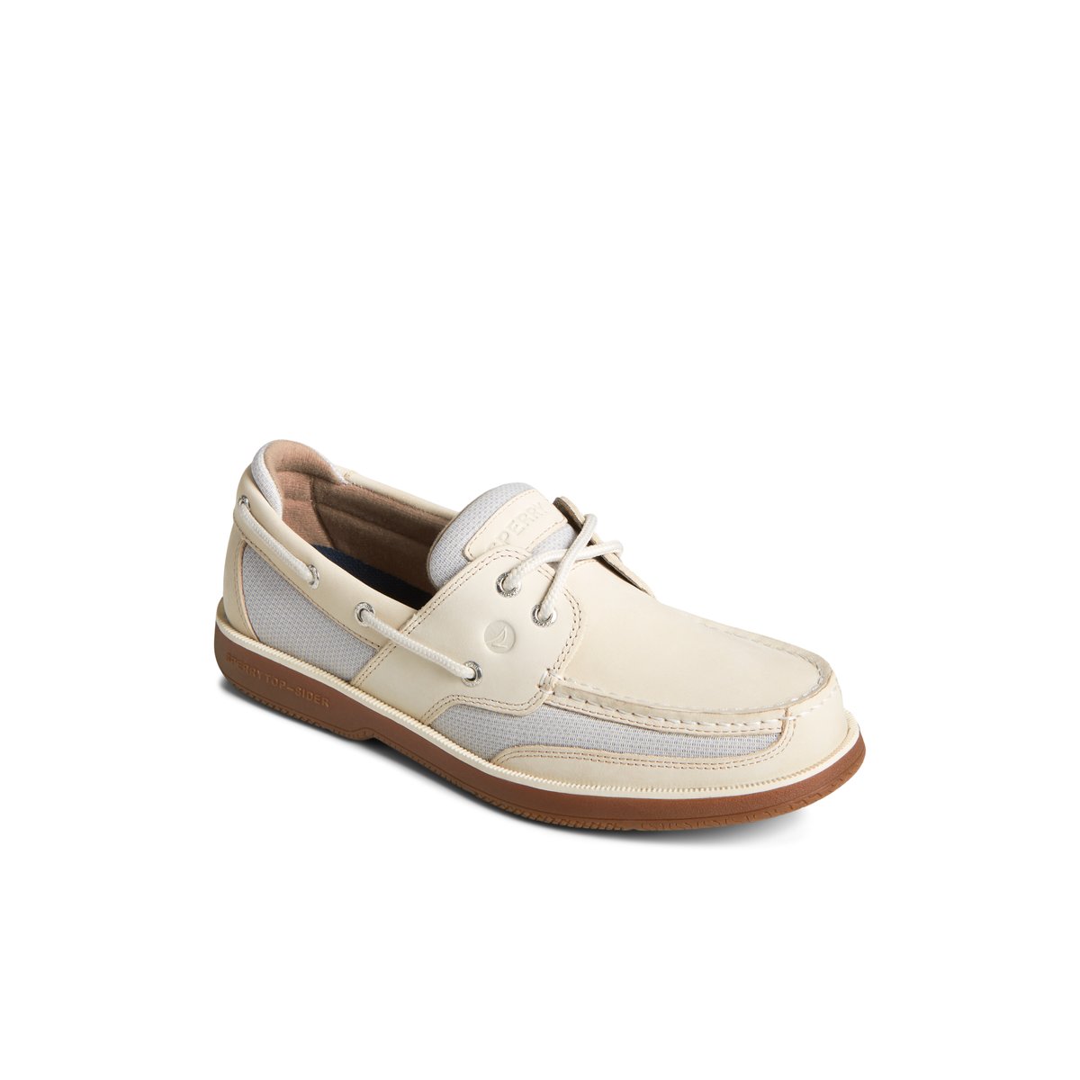 Sperry Surveyor 2-Eye Boat Shoe Bootsschuhe Herren Weiß | 48JIRUGMX