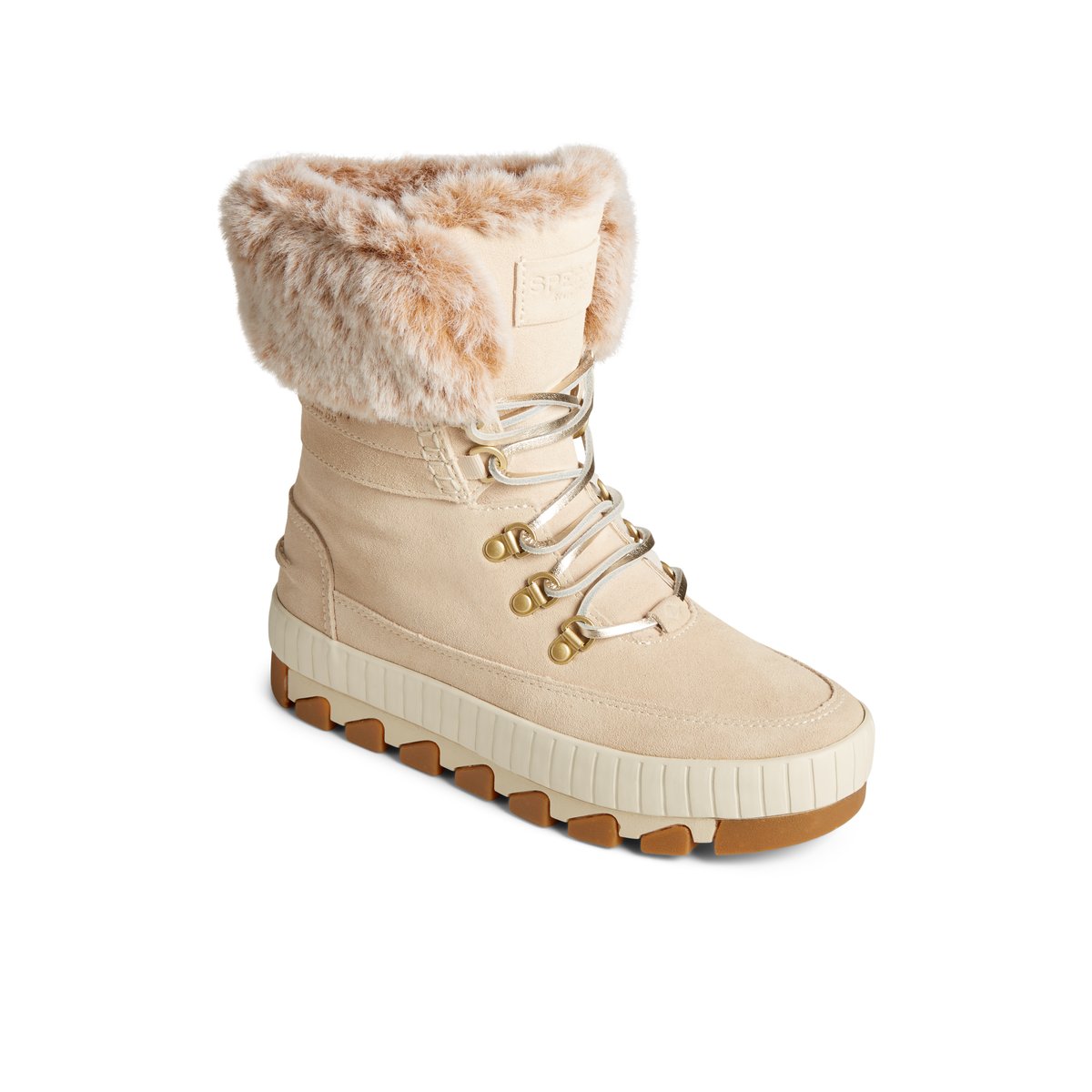 Sperry Torrent Lace Up Boot Stiefel Damen Beige | 82CUSDBTN