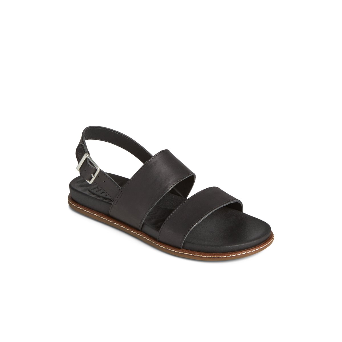 Sperry Waveside PLUSHWAVE Backstrap Sandal Sandalen Damen Schwarz | 26GLCSTNO