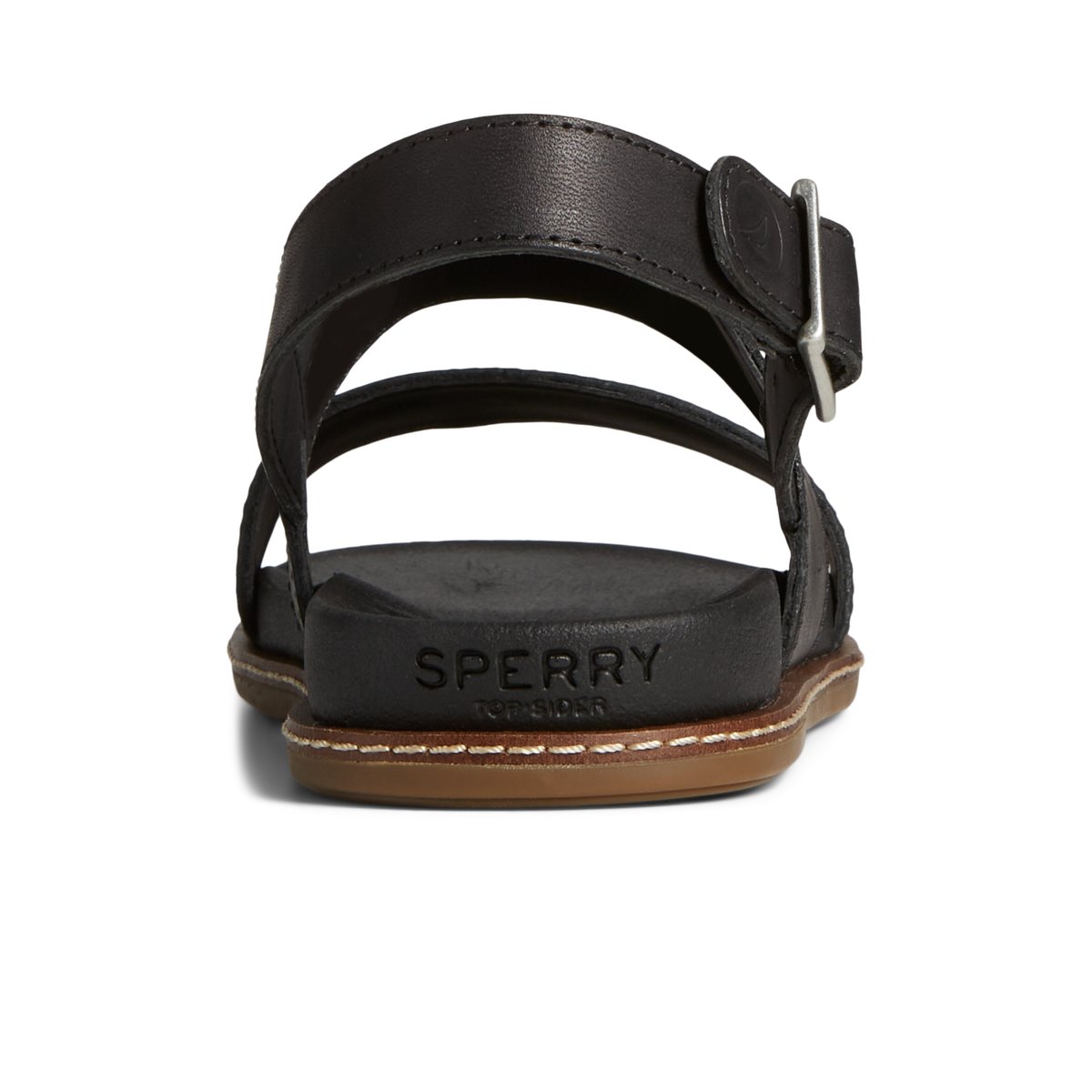 Sperry Waveside PLUSHWAVE Backstrap Sandal Sandalen Damen Schwarz | 26GLCSTNO